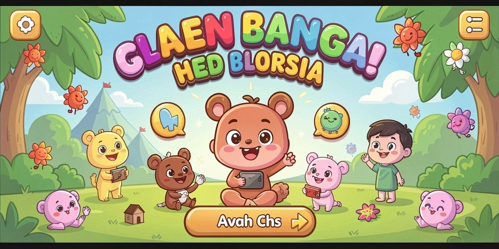 Tangkapan layar menunjukkan antarmuka utama game 333V yang menarik.