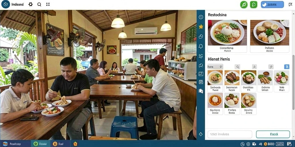 Tampilan antarmuka yang modern dan menarik.