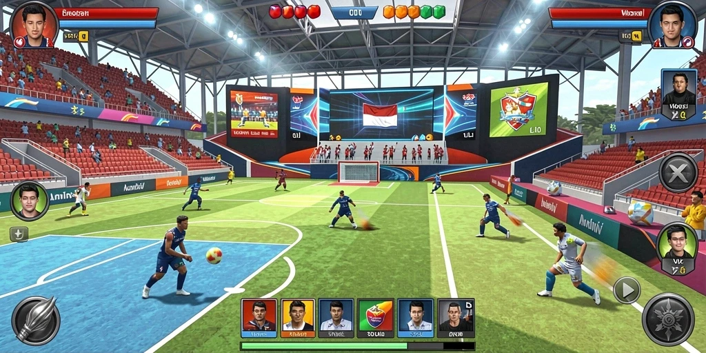 Tampilan awal yang menarik dengan grafis berkualitas.