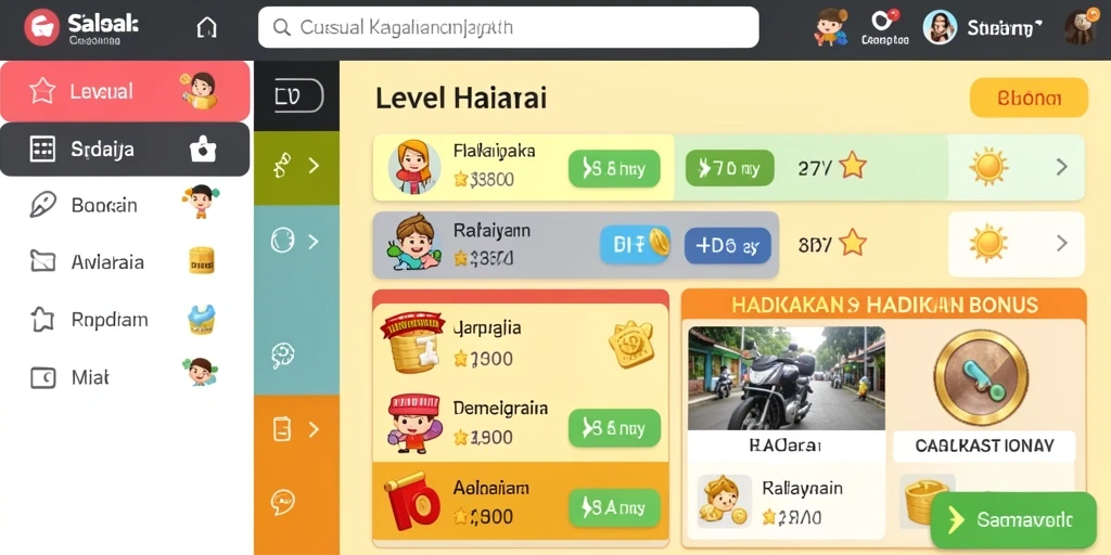 Tangkapan layar menampilkan karakter utama dalam aksi seru.