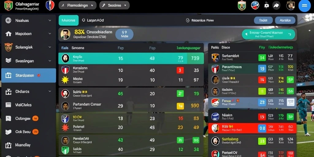 Tampilan antarmuka utama yang menarik dan interaktif.
