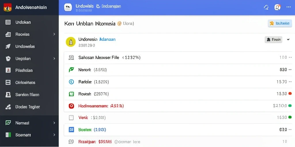 Tampilan awal yang menarik dan intuitif.