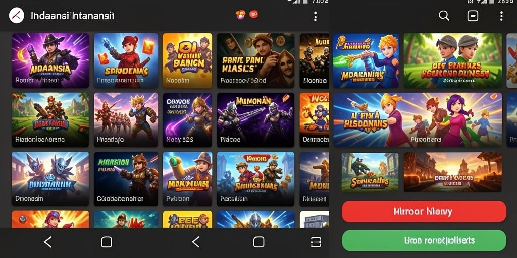 Screenshot menampilkan antarmuka permainan yang menarik.