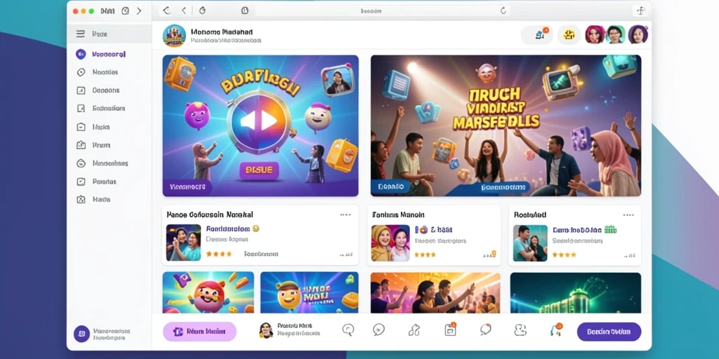 Tampilan antarmuka yang menarik dan user-friendly.