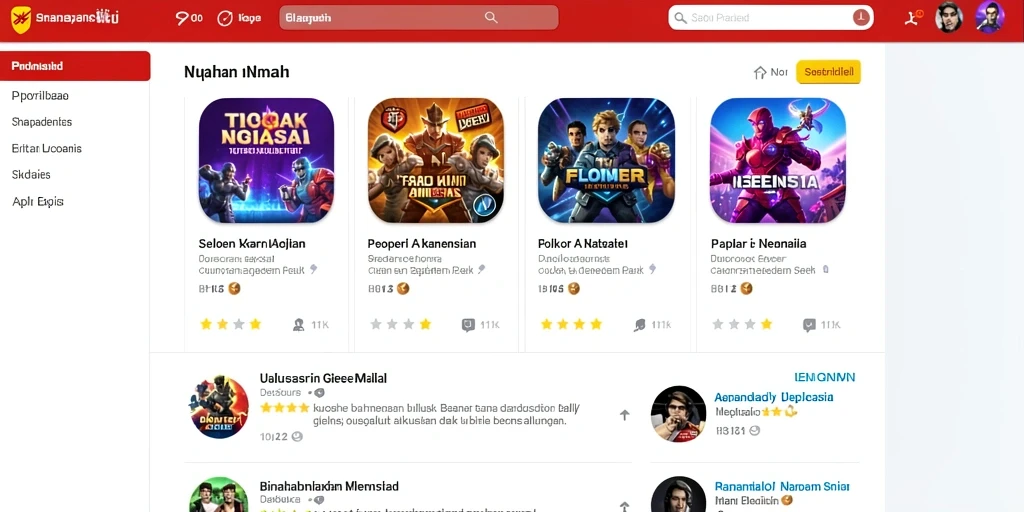 Tampilan antarmuka yang menarik dan mudah dinavigasi.