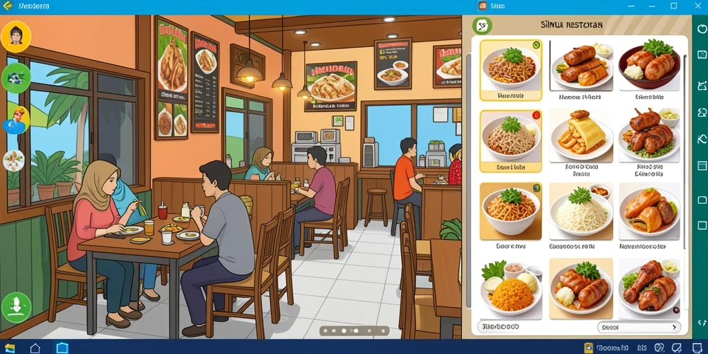 Tampilan antarmuka permainan yang menarik dan mudah digunakan.